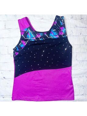 NWOT Girl’s Large (10/12) Danskin Freestyle Dance Gymnastic Tank Top